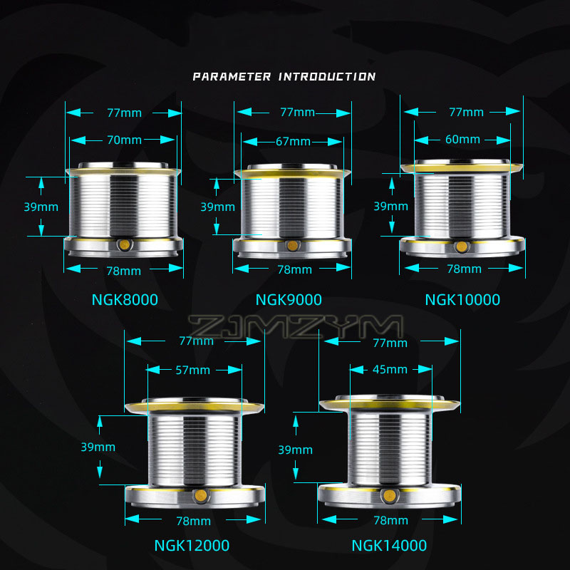 18KG Large Drag Fishing Reels  - Reel Spare Spool 评论和价格