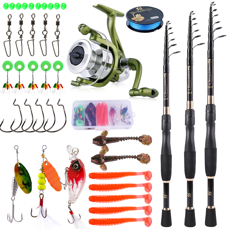 Sougayilang Telescopic Fishing - Spincast Reel 评论和价格