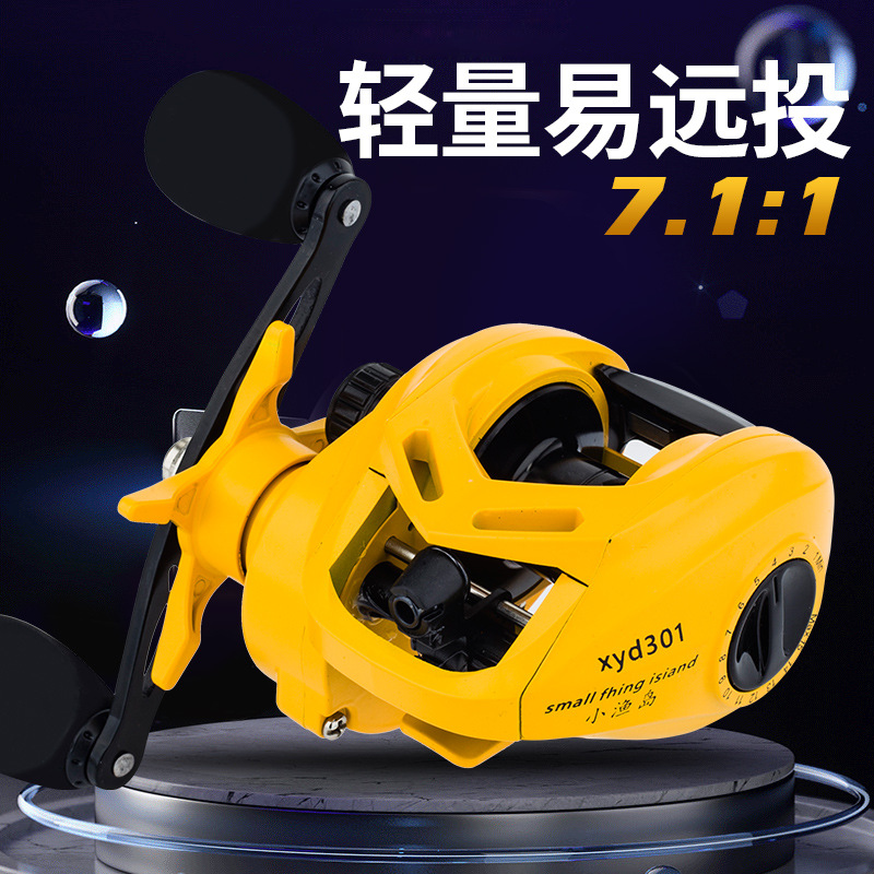 Yellow N+1 Bb Baitcasting Reel - Ice Fishing Reel 评论和价格