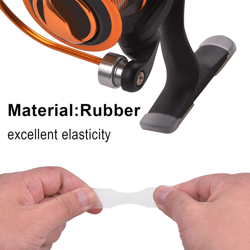 40/100Pcs Rubber Fishing reel  - Trolling Reel 评论和价格