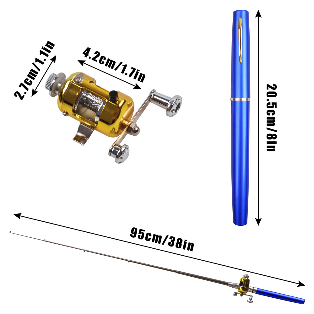 Mini ice fishing rod Combo wit - Ice Fishing Reel 评论和价格