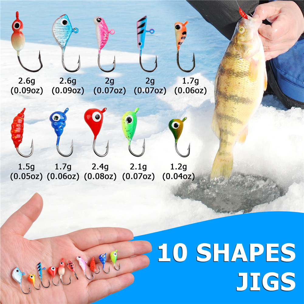 Mini ice fishing rod Combo wit - Ice Fishing Reel 评论和价格