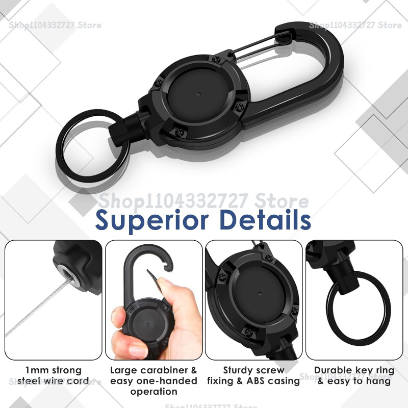 1/2/4pcs Extendable Retractabl - Reel Bag 评论和价格